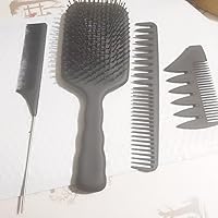 Amazon | 【ツーブロックスタイルのお供に】 ヘアコームセット パドル